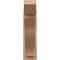 Ekena Millwork 6-in W x 22-in D x 22-in H Funston Slat Rough Cedar Woodgrain TimberThane Outlooker, Primed Tan OUTUR060X22X22FST24RCPR - alternate 5